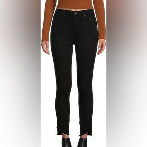 7 for all mankind high waist black jean